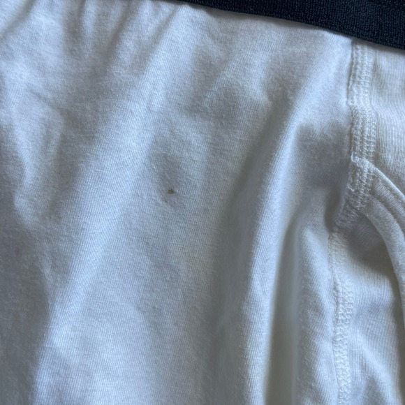 Jockey Mens White Boxer Briefs XL Cotton Blend Black Waistband 2 Pack - Picture 2 of 10